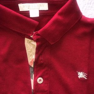 Burberry boys polo shirt